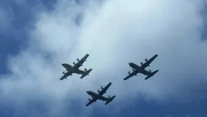 במהלך מטס חיל האוויר ביום העצמאות