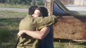 הפצוע הקשה מצוק איתן הצטרף לחבריו במילואים