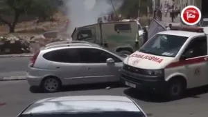 מתנחל שרכבו הותקף ירה בפלסטיני