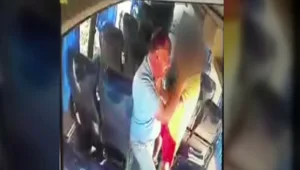 נהג הסעות הוכה על ידי אב זועם