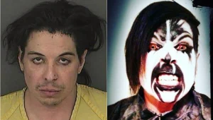 ליצן רצח עם כפפות דוקרנים