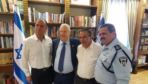 הנשיא אירח פגישה