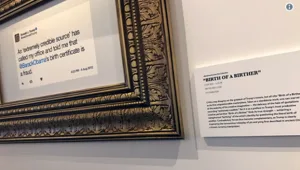 תערוכת הציוצים של טראמפ בניו-יורק