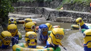 מיניונים בשיט קיאקים