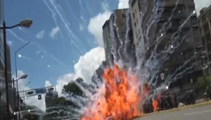 פיצוץ אדיר בבירת ונצואלה