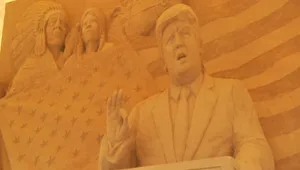 הנשיא טראמפ עשוי מחול