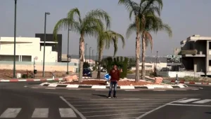 בעפולה עוברים את הכביש בזיגזג