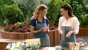 מתלה עשוי מצנצנות