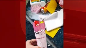 צפו: מטהרי האוויר התפוצצו בארון והרסו את חדר השירותים