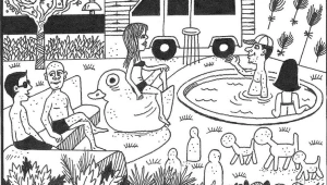 הציור השבועי לילד: האם תוכלו לגלות היכן מסתתרת אביבית?