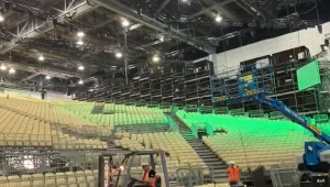 חודש לאירוויזיון בתל אביב: כך מתקדמת בניית אולם המופעים