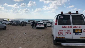 טרגדיה בחג: גבר כבן 60 טבע למוות בבת ים