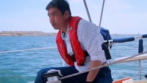 "השראה לאחרים": חצה את האוקיינוס השקט - מבלי לראות את המסע