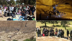160 אלף מטיילים ברחבי הארץ; שיא של כל הזמנים באגמון החולה