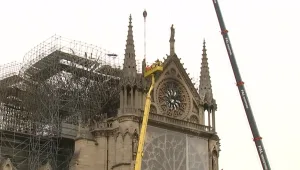 קתדרלת נוטרדאם ניצבת בפני סכנה נוספת - סופת גשמים