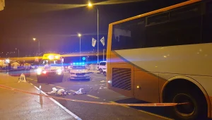 הולך רגל נהרג בצפון; אופנוען מת מפגיעת אוטובוס סמוך לאלעד