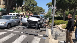 ניסיון חיסול בחיפה: גבר ואישה נפצעו קשה מפיצוץ רכב