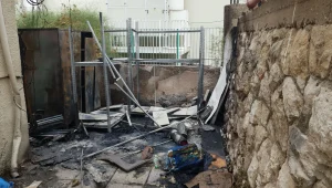 חשד להצתה: סניף הליכוד בבני ברק עלה באש