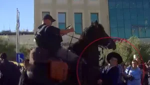 הערב: תיעוד מיוחד של אלימות השוטרים בתוך הפגנות החרדים