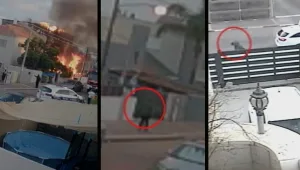מתגנב - ונמלט במהירות: תיעוד החשוד בהצתת ביתה של כרמל מעודה