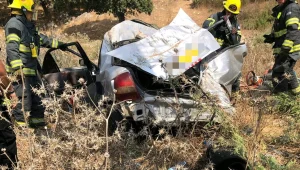 הרכב התהפך במהלך מרדף משטרתי: צעירה נהרגה בתאונה בעמק יזרעאל
