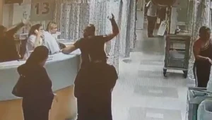 הכה רופא ושני מאבטחים: גבר תקף עובדי בי"ח בחיפה • תיעוד