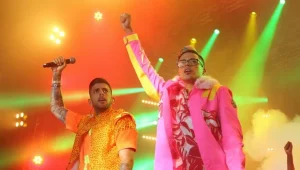 סטטיק ובן אל במנורה: אחד המופעים המרהיבים שנראו בישראל