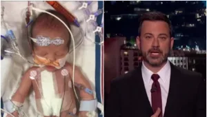 "הדבר הכי מפחיד שעברתי": ג'ימי קימל מספר בדמעות על בעיות הלב של תינוקו