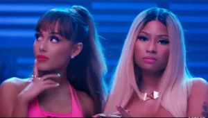 נרשמנו למכון: ניקי מינאז' ואריאנה גרנדה באימון כושר הכי סקסי שראינו