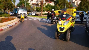 חשד ל"פגע וברח" באור יהודה: הנהג הפוגע הסגיר עצמו בתום מצוד