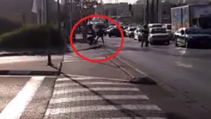 תיעוד: ירי באוויר באמצע הרחוב במהלך השתלטות על חשוד
