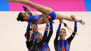 מדליית זהב וכסף לישראל בהתעמלות אמנותית