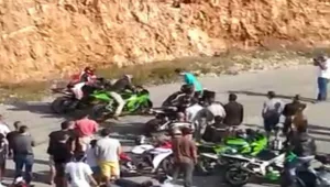 תיעוד: המרוצים בזירת התאונה ליד בית אריה