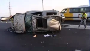 נהג הג'יפ שחשוד שגרם לתאונה בה נהרגו שניים ברח מבית החולים