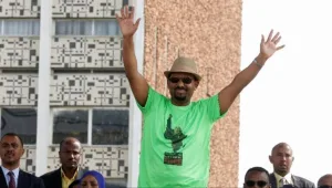 במהלך עצירה תמיכה - ניסיון התנקשות בראש ממשלת אתיופיה