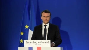 מקרון בנאום הניצחון: "מצדיע ללה פן, אלחם בפילוג בעם"