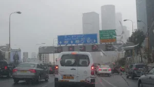 מזג האוויר הסוער נמשך: גשם במרכז ובצפון, שלג בחרמון