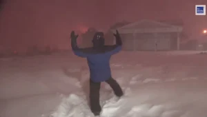 ויראלי: מה גרם לחזאי להתחרפן בשידור?