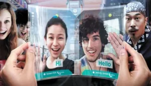 סמסונג חושפת: מסך גמיש ובלתי שביר