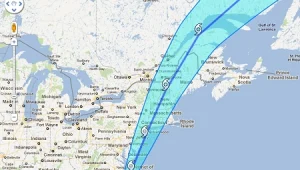נתיב הסופה: עקבו אחר איירין באינטרנט ובסלולר