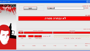 קבוצת ישראלים הפילה את אתר האינתיפאדה השלישית
