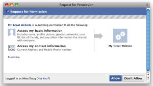 פייסבוק תאפשר גישה לכתובות ומספרי טלפון אישיים
