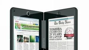 טושיבה מציגה: נטבוק דו-מסכי