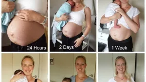 שברה שיא: האם שחושפת את האמת על הבטן אחרי לידה