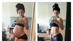 לא ייאמן: ההריונית שהרימה משקולות עד הלידה