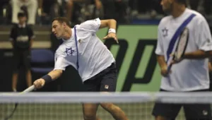 אנדי רם ויוני ארליך ניצחו במשחק הזוגות, 1:2 לישראל