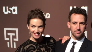 על השטיח האדום: יעל גולדמן ואורי פפר מבלים