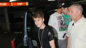 ג'סטין ביבר: "אני מאוד שמח להיות פה"