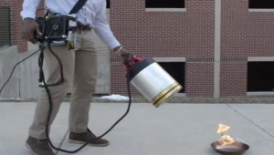 מי צריך מים: הפיתוח שיאפשר כיבוי אש באמצעות קול