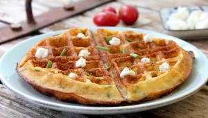 מתכון לוופל בלגי מלוח בסגנון בריסל